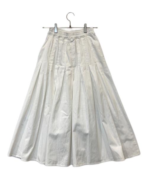 machatt（マチャット）machatt (マチャット) ロングスカート ホワイト サイズ:表記がないため不明の古着・服飾アイテム