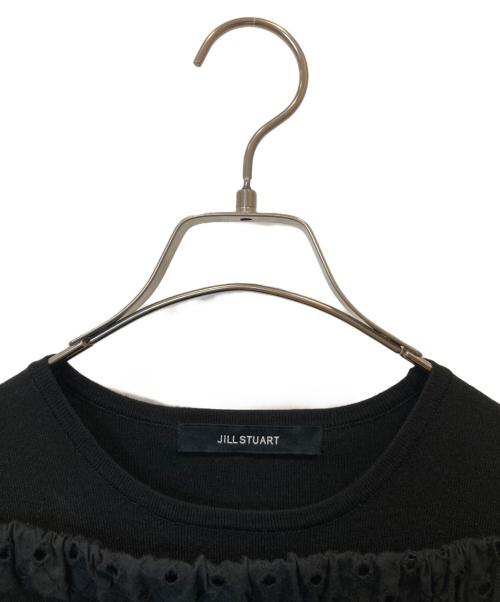 JILL STUART（ジルスチュアート）JILL STUART (ジルスチュアート) 2Wayボリュームスリーブニットワンピース 092-3140017 ブラックの古着・服飾アイテム