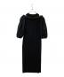 JILL STUART (ジルスチュアート) 2Wayボリュームスリーブニットワンピース 092-3140017 ブラック：4000円