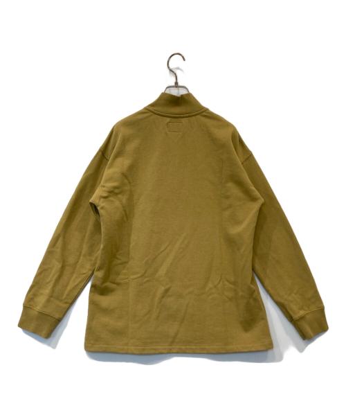 stussy（ステューシー）stussy (ステューシー) ハーフジップスウェット ブラウン サイズ:Sの古着・服飾アイテム