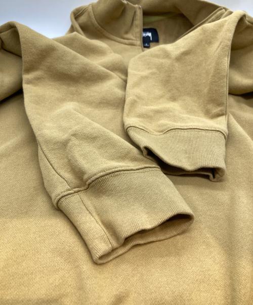 stussy（ステューシー）stussy (ステューシー) ハーフジップスウェット ブラウン サイズ:Sの古着・服飾アイテム