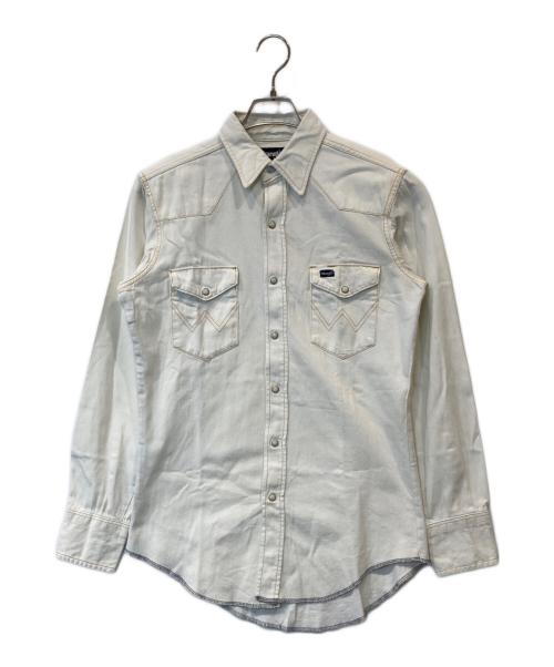 Wrangler（ラングラー）Wrangler (ラングラー) ウエスタンシャツ ホワイト サイズ:15-33の古着・服飾アイテム