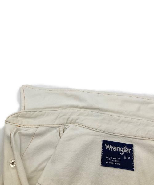 Wrangler（ラングラー）Wrangler (ラングラー) ウエスタンシャツ ホワイト サイズ:15-33の古着・服飾アイテム