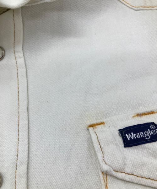 Wrangler（ラングラー）Wrangler (ラングラー) ウエスタンシャツ ホワイト サイズ:15-33の古着・服飾アイテム