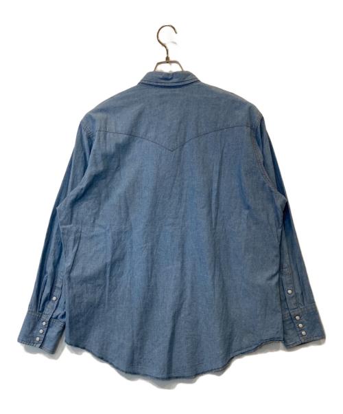 Wrangler（ラングラー）Wrangler (ラングラー) ウエスタンシャツ インディゴ サイズ:XLの古着・服飾アイテム
