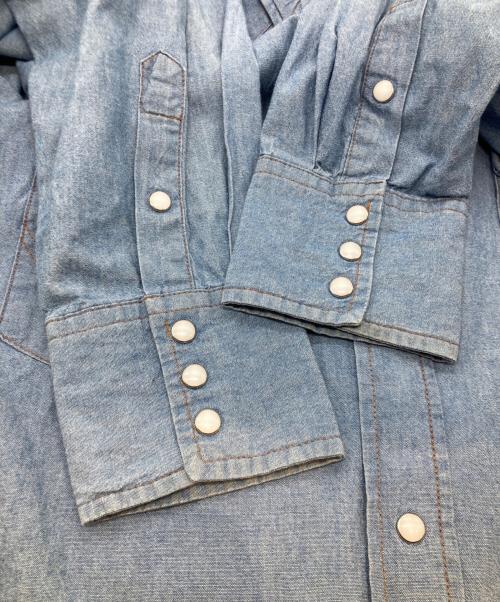 Wrangler（ラングラー）Wrangler (ラングラー) ウエスタンシャツ インディゴ サイズ:XLの古着・服飾アイテム