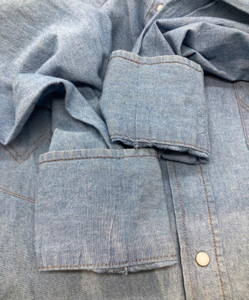 Wrangler（ラングラー）Wrangler (ラングラー) ウエスタンシャツ インディゴ サイズ:XLの古着・服飾アイテム