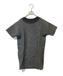 Maison Margiela（メゾンマルジェラ）の古着「ステッチデザイン半袖スウェット　S31CT0864」｜グレー