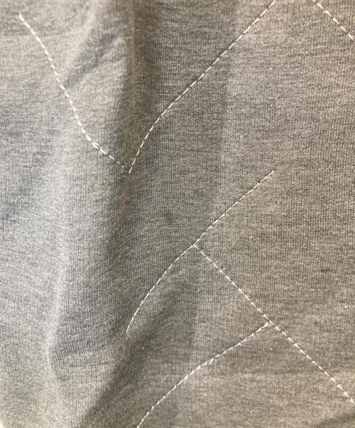 Maison Margiela（メゾンマルジェラ）Maison Margiela (メゾンマルジェラ) ステッチデザイン半袖スウェット　S31CT0864 グレー サイズ:38の古着・服飾アイテム