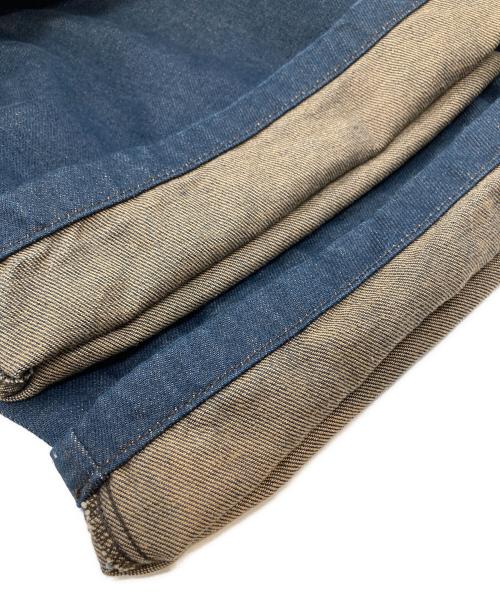 ZARA（ザラ）ZARA (ザラ) SOSHIOTSUKI (ソウシ オオツキ) ダーツ入りワイドレッグデニムパンツ　6840/312 ブラック サイズ:38の古着・服飾アイテム