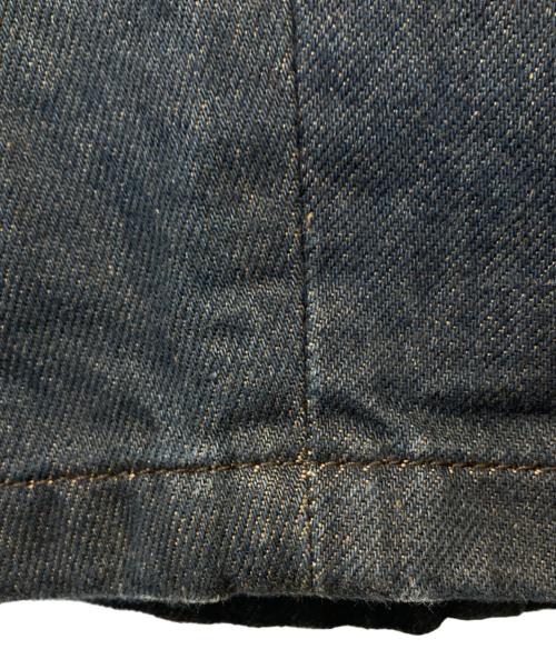 ZARA（ザラ）ZARA (ザラ) SOSHIOTSUKI (ソウシ オオツキ) ダーツ入りワイドレッグデニムパンツ　6840/312 ブラック サイズ:38の古着・服飾アイテム