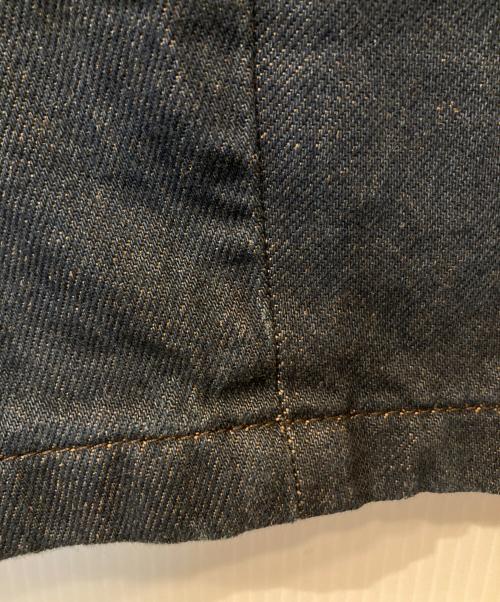 ZARA（ザラ）ZARA (ザラ) SOSHIOTSUKI (ソウシ オオツキ) ダーツ入りワイドレッグデニムパンツ　6840/312 ブラック サイズ:38の古着・服飾アイテム