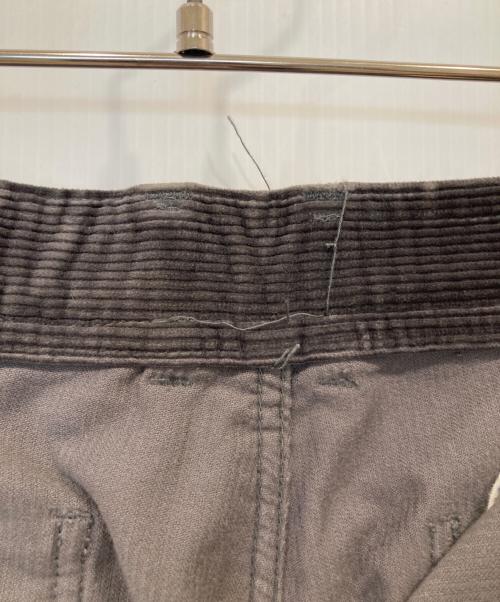 COMME des GARCONS HOMME PLUS（コムデギャルソンオムプリュス）COMME des GARCONS HOMME PLUS (コムデギャルソンオムプリュス) コーデュロイパンツ　PF-P045 グレー サイズ:Mの古着・服飾アイテム