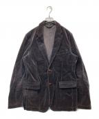 COMME des GARCONS HOMME PLUSコムデギャルソンオムプリュス）の古着「クルミ釦2Bコーデュロイジャケット　PF-J082」｜グレー