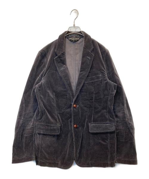 COMME des GARCONS HOMME PLUS（コムデギャルソンオムプリュス）COMME des GARCONS HOMME PLUS (コムデギャルソンオムプリュス) クルミ釦2Bコーデュロイジャケット　PF-J082 グレー サイズ:Mの古着・服飾アイテム