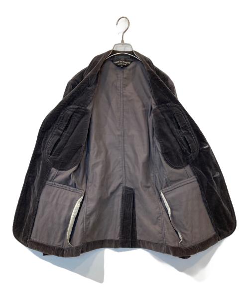 COMME des GARCONS HOMME PLUS（コムデギャルソンオムプリュス）COMME des GARCONS HOMME PLUS (コムデギャルソンオムプリュス) クルミ釦2Bコーデュロイジャケット　PF-J082 グレー サイズ:Mの古着・服飾アイテム
