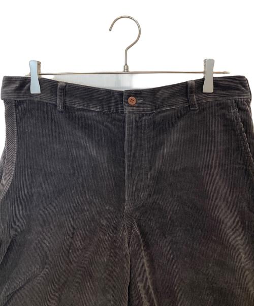COMME des GARCONS HOMME PLUS（コムデギャルソンオムプリュス）COMME des GARCONS HOMME PLUS (コムデギャルソンオムプリュス) サイドアジャスターコーデュロイショートパンツ　PF-A019 グレー サイズ:Lの古着・服飾アイテム
