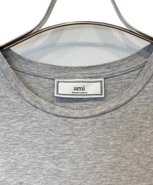 AMI PARIS（アミ パリス）AMI PARIS (アミ パリス) プリントTシャツ E16J106.74 グレー サイズ:Mの古着・服飾アイテム
