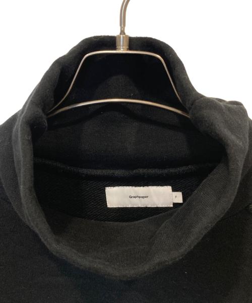 Graphpaper（グラフペーパー）Graphpaper (グラフペーパー) LOOPWHEELER (ループウィラー) High Neck Sweat　GU173-7020 ブラック サイズ:表示がないため不明の古着・服飾アイテム