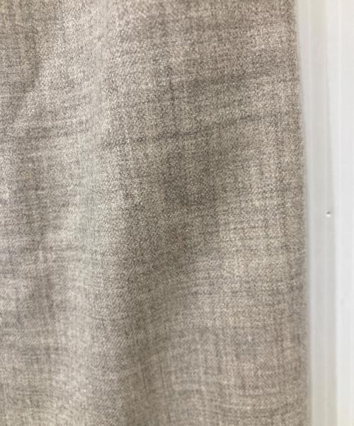 HERMES（エルメス）HERMES (エルメス) ウールスリットスカート グレージュ サイズ:34の古着・服飾アイテム