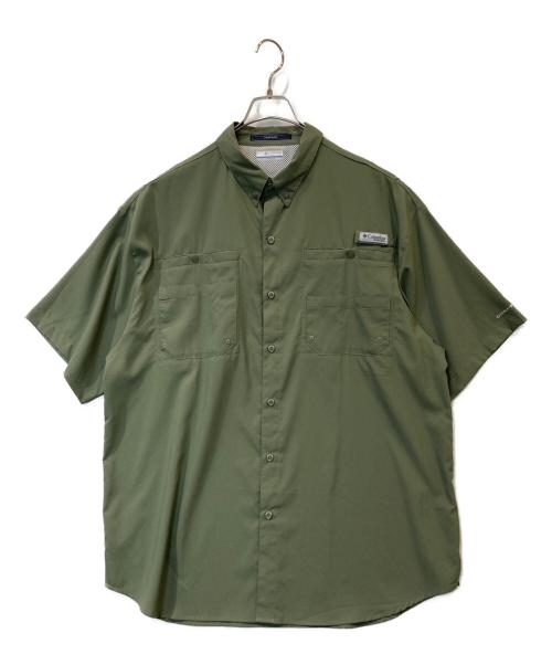 Columbia（コロンビア）Columbia (コロンビア) フィッシングシャツ　FS7266 グリーン サイズ:1Xの古着・服飾アイテム