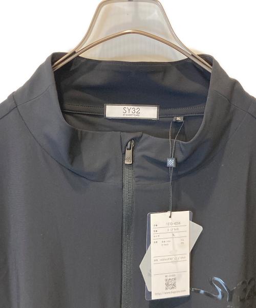 sy32 by sweet years（エスワイサーティトゥバイスィートイヤーズ）sy32 by sweet years (エスワイサーティトゥバイスィートイヤーズ) ハイストレッチ フルジップ ジャケット　1273-4356 ブラック サイズ:3L 未使用品の古着・服飾アイテム