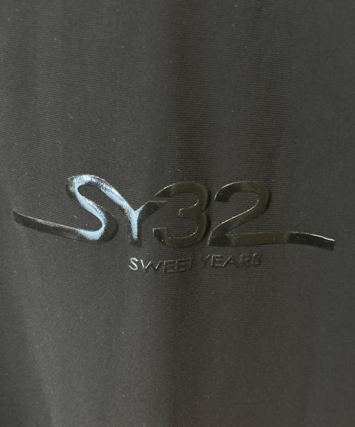 sy32 by sweet years（エスワイサーティトゥバイスィートイヤーズ）sy32 by sweet years (エスワイサーティトゥバイスィートイヤーズ) ハイストレッチ フルジップ ジャケット　1273-4356 ブラック サイズ:3L 未使用品の古着・服飾アイテム