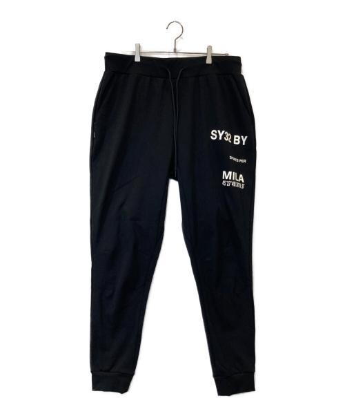 sy32 by sweet years（エスワイサーティトゥバイスィートイヤーズ）SY32 by SWEET YEARS (エスワイサーティトゥバイスィートイヤーズ) スウェットパンツ 1274-4255 ブラック サイズ:3Lの古着・服飾アイテム
