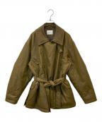 Ameriアメリ）の古着「LADY OVER ECO DOWN COAT レディー オーバー エコ ダウン コート」｜ブラウン
