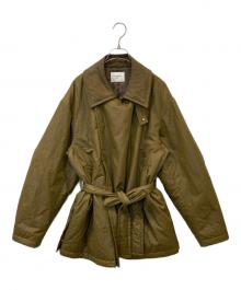 Ameri（アメリ）の古着「LADY OVER ECO DOWN COAT レディー オーバー エコ ダウン コート」｜ブラウン