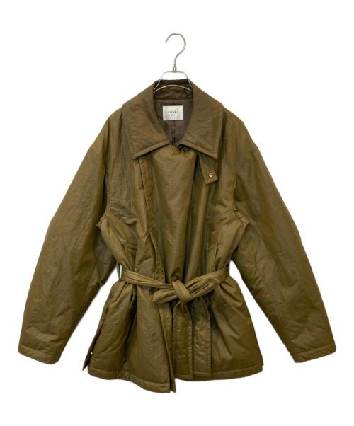 Ameri（アメリ）Ameri (アメリ) LADY OVER ECO DOWN COAT レディー オーバー エコ ダウン コート ブラウン サイズ:Sの古着・服飾アイテム