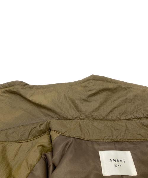 Ameri（アメリ）Ameri (アメリ) LADY OVER ECO DOWN COAT レディー オーバー エコ ダウン コート ブラウン サイズ:Sの古着・服飾アイテム