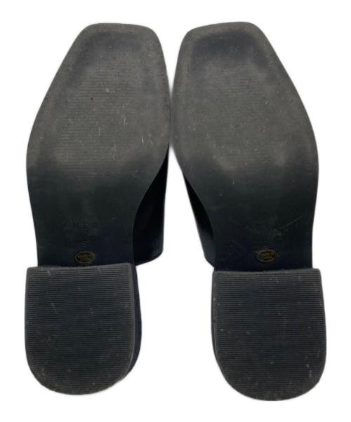 Ameri（アメリ）AMERI (アメリ) TAB EASY SANDAL タブ イージー サンダル ブラック サイズ:Sの古着・服飾アイテム