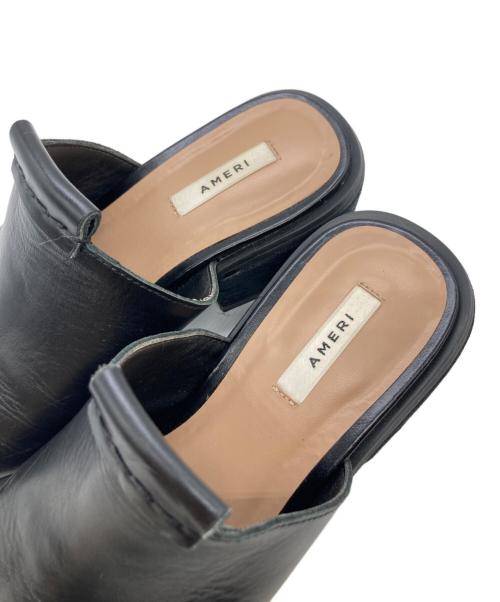 Ameri（アメリ）AMERI (アメリ) TAB EASY SANDAL タブ イージー サンダル ブラック サイズ:Sの古着・服飾アイテム