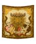 HERMES (エルメス) シルクスカーフ CARPE DIEM ブラウン：18000円