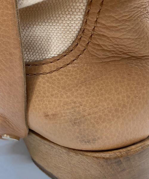 CELINE（セリーヌ）CELINE (セリーヌ) Slouch Equestrian Boots スラウチ・イクエストリアン・ブーツ ベージュ サイズ:38の古着・服飾アイテム