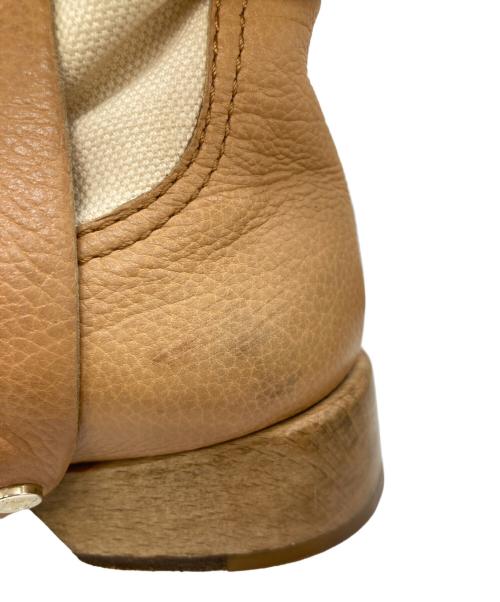 CELINE（セリーヌ）CELINE (セリーヌ) Slouch Equestrian Boots スラウチ・イクエストリアン・ブーツ ベージュ サイズ:38の古着・服飾アイテム