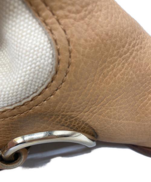 CELINE（セリーヌ）CELINE (セリーヌ) Slouch Equestrian Boots スラウチ・イクエストリアン・ブーツ ベージュ サイズ:38の古着・服飾アイテム