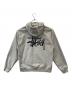 stussy (ステューシー) ベーシックロゴプリントジップパーカー グレー サイズ:M：12000円
