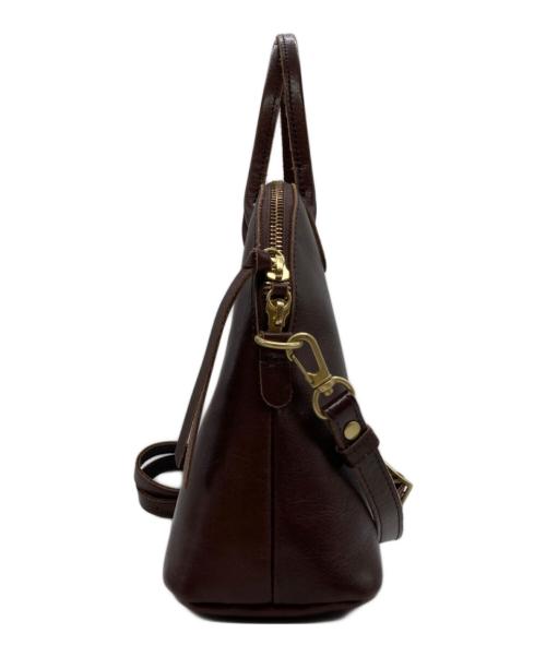 TIDE WAY（タイドウェイ）TIDE WAY (タイドウェイ) 2WAYショルダーバッグ ブラウンの古着・服飾アイテム