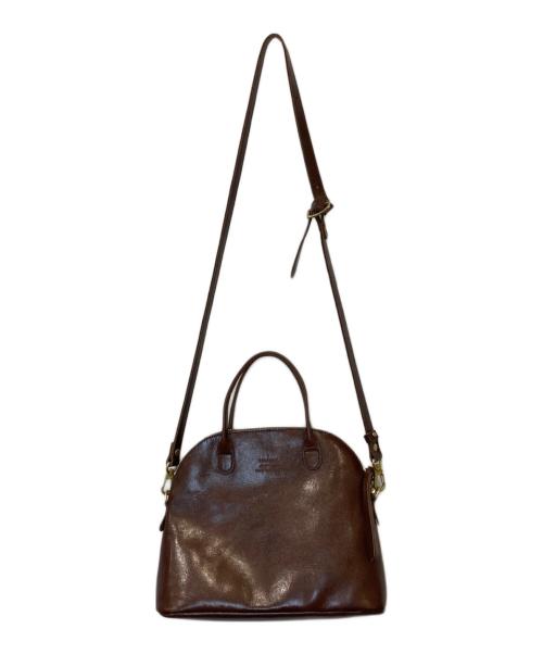 TIDE WAY（タイドウェイ）TIDE WAY (タイドウェイ) 2WAYショルダーバッグ ブラウンの古着・服飾アイテム