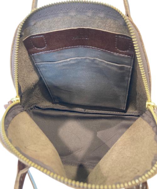 TIDE WAY（タイドウェイ）TIDE WAY (タイドウェイ) 2WAYショルダーバッグ ブラウンの古着・服飾アイテム