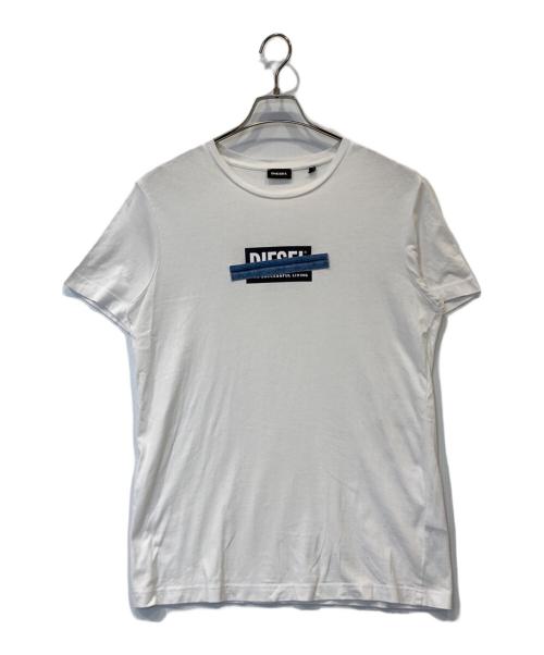 DIESEL（ディーゼル）DIESEL (ディーゼル) T-DIEGOS-X40 Tシャツ ホワイト サイズ:Mの古着・服飾アイテム
