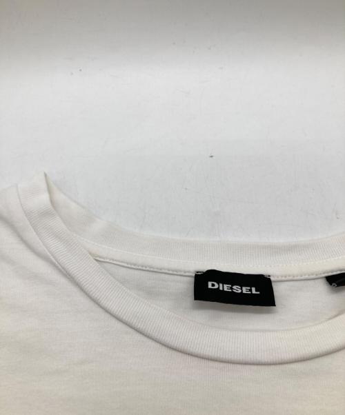 DIESEL（ディーゼル）DIESEL (ディーゼル) T-DIEGOS-X40 Tシャツ ホワイト サイズ:Mの古着・服飾アイテム