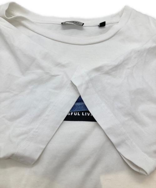 DIESEL（ディーゼル）DIESEL (ディーゼル) T-DIEGOS-X40 Tシャツ ホワイト サイズ:Mの古着・服飾アイテム