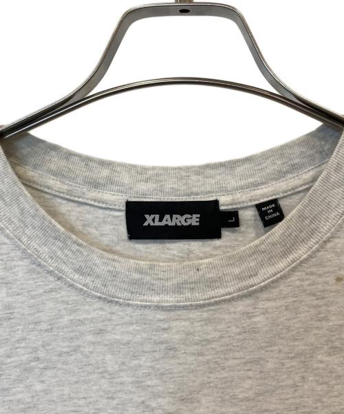 X-LARGE（エクストララージ）X-LARGE (エクストララージ) プリントTシャツ　101223011012 ライトグレー サイズ:Lの古着・服飾アイテム
