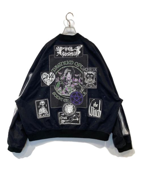 KIDILL（キディル）KIDILL (キディル) PATCH MA-1 JACKET　KL793 ブラック サイズ:FREEの古着・服飾アイテム