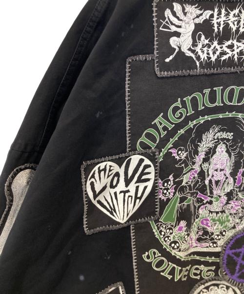 KIDILL（キディル）KIDILL (キディル) PATCH MA-1 JACKET　KL793 ブラック サイズ:FREEの古着・服飾アイテム