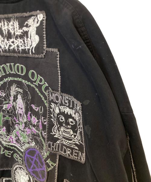 KIDILL（キディル）KIDILL (キディル) PATCH MA-1 JACKET　KL793 ブラック サイズ:FREEの古着・服飾アイテム