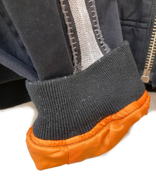 KIDILL（キディル）KIDILL (キディル) PATCH MA-1 JACKET　KL793 ブラック サイズ:FREEの古着・服飾アイテム